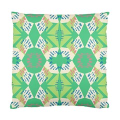 Abstract Pattern Geometric Backgrounds   Standard Cushion Case (two Sides) by Eskimos