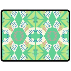 Abstract Pattern Geometric Backgrounds   Double Sided Fleece Blanket (large)  by Eskimos