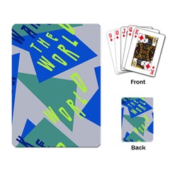 Abstract Pattern Geometric Backgrounds   Playing Cards Single Design (rectangle) by Eskimos