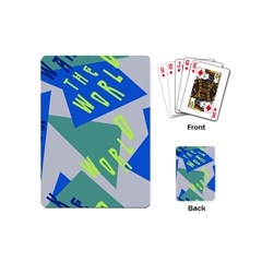 Abstract Pattern Geometric Backgrounds   Playing Cards Single Design (mini) by Eskimos