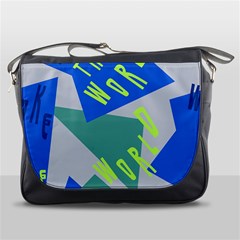 Abstract Pattern Geometric Backgrounds   Messenger Bag by Eskimos