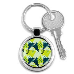 Abstract Pattern Geometric Backgrounds   Key Chain (round) by Eskimos