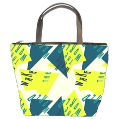 Abstract Pattern Geometric Backgrounds   Bucket Bag by Eskimos