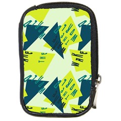 Abstract Pattern Geometric Backgrounds   Compact Camera Leather Case by Eskimos