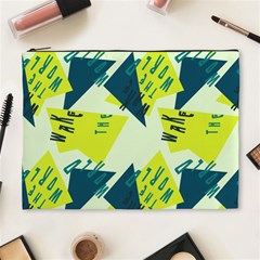 Abstract Pattern Geometric Backgrounds   Cosmetic Bag (xl) by Eskimos