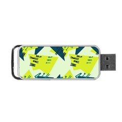 Abstract Pattern Geometric Backgrounds   Portable Usb Flash (one Side) by Eskimos