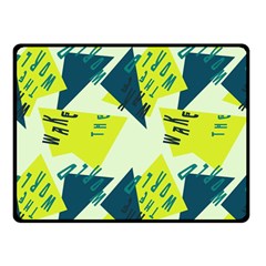 Abstract Pattern Geometric Backgrounds   Double Sided Fleece Blanket (small)  by Eskimos