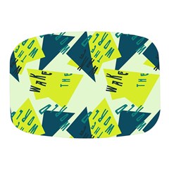 Abstract Pattern Geometric Backgrounds   Mini Square Pill Box by Eskimos