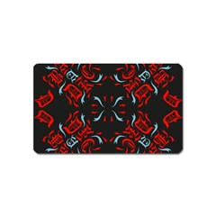 Abstract Pattern Geometric Backgrounds   Magnet (name Card) by Eskimos