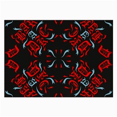 Abstract Pattern Geometric Backgrounds   Large Glasses Cloth by Eskimos