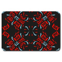 Abstract Pattern Geometric Backgrounds   Large Doormat  by Eskimos