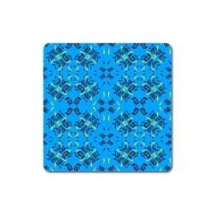 Abstract Pattern Geometric Backgrounds   Square Magnet by Eskimos