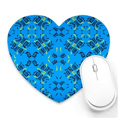 Abstract Pattern Geometric Backgrounds   Heart Mousepads by Eskimos