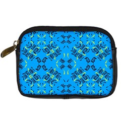 Abstract Pattern Geometric Backgrounds   Digital Camera Leather Case by Eskimos