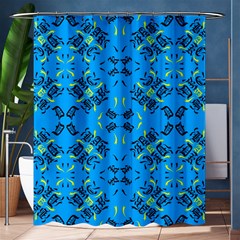 Abstract Pattern Geometric Backgrounds   Shower Curtain 60  X 72  (medium)  by Eskimos