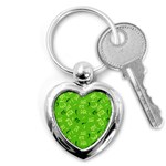 Abstract pattern geometric backgrounds   Key Chain (Heart) Front