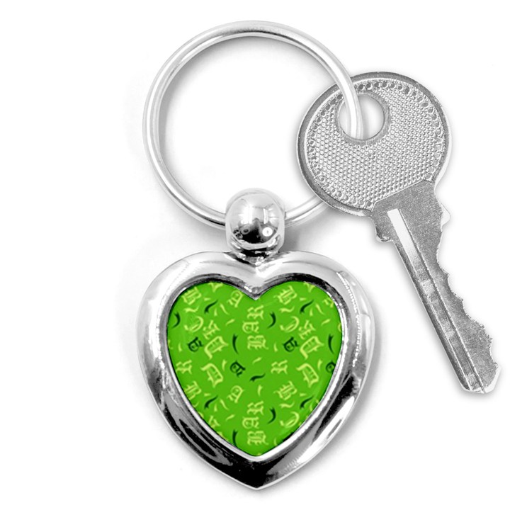 Abstract pattern geometric backgrounds   Key Chain (Heart)