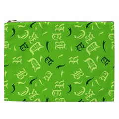 Abstract Pattern Geometric Backgrounds   Cosmetic Bag (xxl) by Eskimos