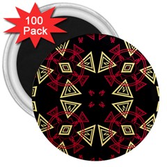 Abstract Pattern Geometric Backgrounds   3  Magnets (100 Pack) by Eskimos