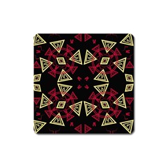 Abstract Pattern Geometric Backgrounds   Square Magnet by Eskimos