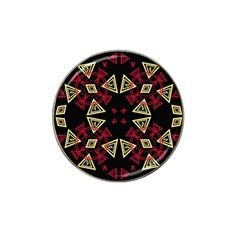 Abstract Pattern Geometric Backgrounds   Hat Clip Ball Marker by Eskimos