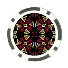 Abstract Pattern Geometric Backgrounds   Poker Chip Card Guard (10 Pack) by Eskimos