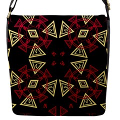 Abstract Pattern Geometric Backgrounds   Flap Closure Messenger Bag (s) by Eskimos