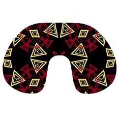 Abstract Pattern Geometric Backgrounds   Travel Neck Pillow by Eskimos