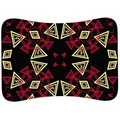 Abstract Pattern Geometric Backgrounds   Velour Seat Head Rest Cushion by Eskimos