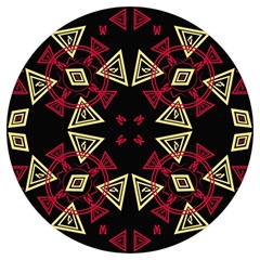 Abstract Pattern Geometric Backgrounds   Round Trivet by Eskimos