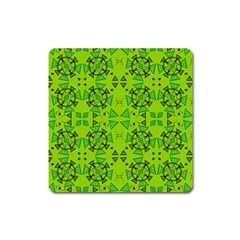 Abstract Pattern Geometric Backgrounds   Square Magnet by Eskimos