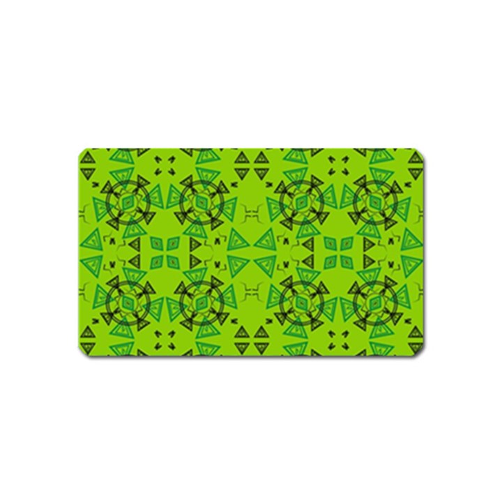 Abstract pattern geometric backgrounds   Magnet (Name Card)