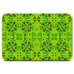 Abstract Pattern Geometric Backgrounds   Large Doormat  by Eskimos