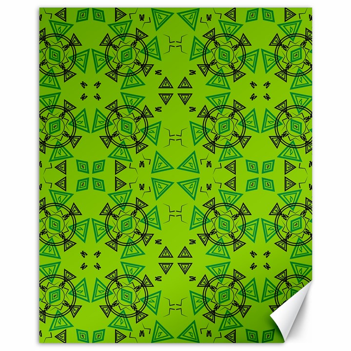 Abstract pattern geometric backgrounds   Canvas 11  x 14 