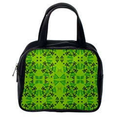 Abstract Pattern Geometric Backgrounds   Classic Handbag (one Side)