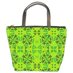 Abstract Pattern Geometric Backgrounds   Bucket Bag by Eskimos