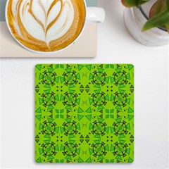 Abstract Pattern Geometric Backgrounds   Uv Print Square Tile Coaster  by Eskimos