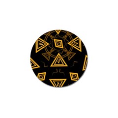 Abstract Pattern Geometric Backgrounds   Golf Ball Marker by Eskimos