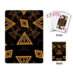 Abstract Pattern Geometric Backgrounds   Playing Cards Single Design (rectangle) by Eskimos