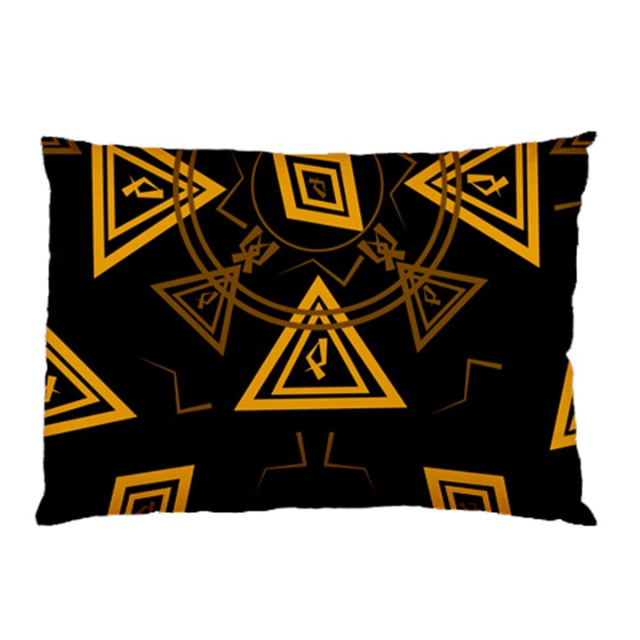 Abstract pattern geometric backgrounds   Pillow Case