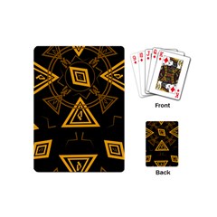 Abstract Pattern Geometric Backgrounds   Playing Cards Single Design (mini) by Eskimos