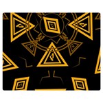 Abstract pattern geometric backgrounds   Double Sided Flano Blanket (Medium)  60 x50  Blanket Front