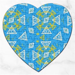 Abstract Pattern Geometric Backgrounds   Jigsaw Puzzle (heart) by Eskimos