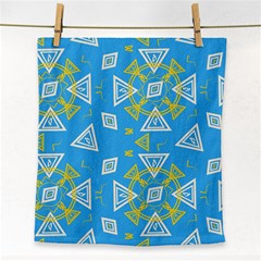 Abstract Pattern Geometric Backgrounds   Face Towel by Eskimos