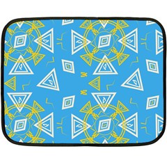 Abstract Pattern Geometric Backgrounds   Fleece Blanket (mini) by Eskimos