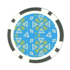 Abstract Pattern Geometric Backgrounds   Poker Chip Card Guard (10 Pack) by Eskimos