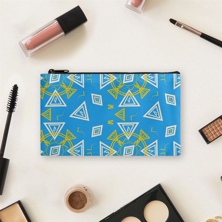 Abstract pattern geometric backgrounds   Cosmetic Bag (Small)