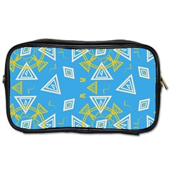 Abstract Pattern Geometric Backgrounds   Toiletries Bag (one Side) by Eskimos