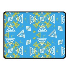 Abstract Pattern Geometric Backgrounds   Double Sided Fleece Blanket (small)  by Eskimos