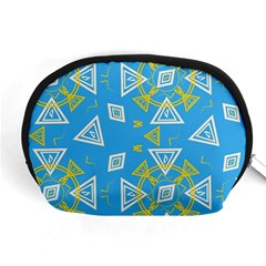 Abstract Pattern Geometric Backgrounds   Accessory Pouch (medium) by Eskimos